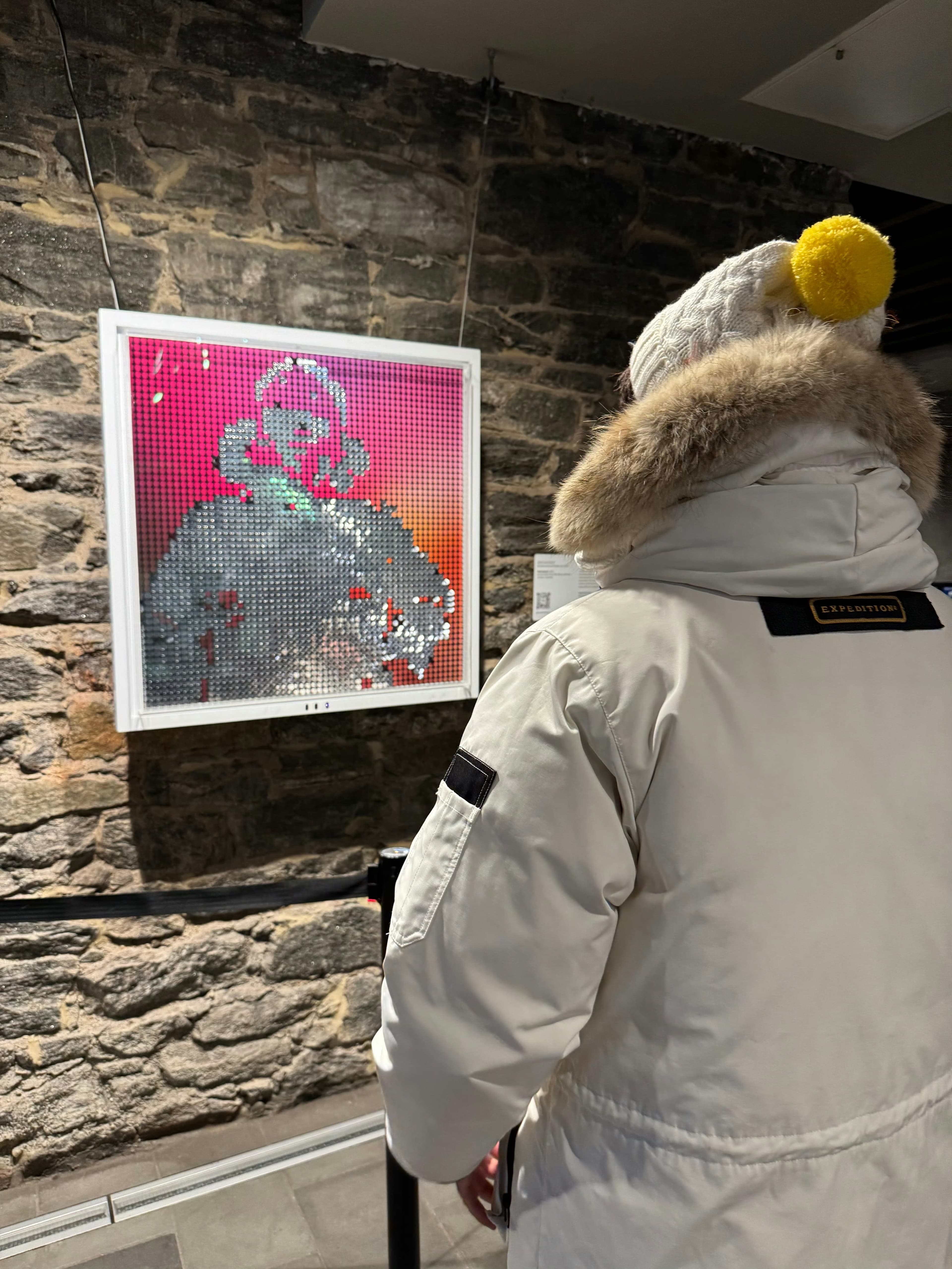 在魁北克老城看展，被这幅‘亮片玛丽莲’狠狠击中了！封面图