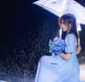 蓝雨伞下的头像