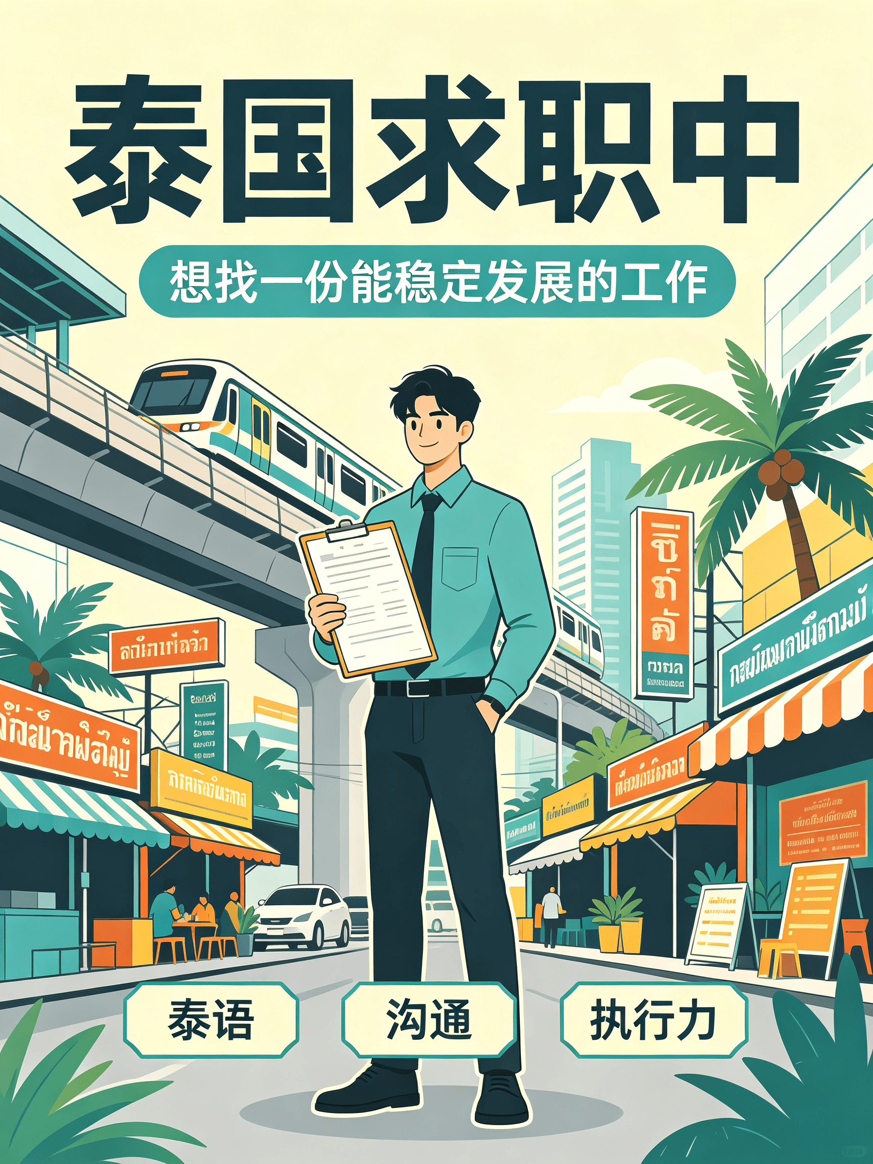 泰国求职中|不是所有工作都叫‘稳定’,但至少得能让我准时下班吃晚饭封面图