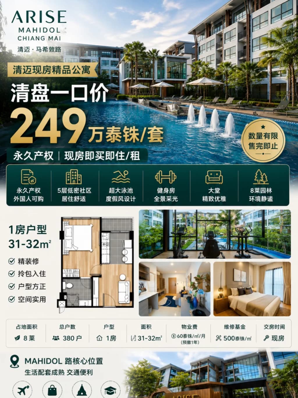 249万泰铢，我找到了清迈属于自己的小家封面图