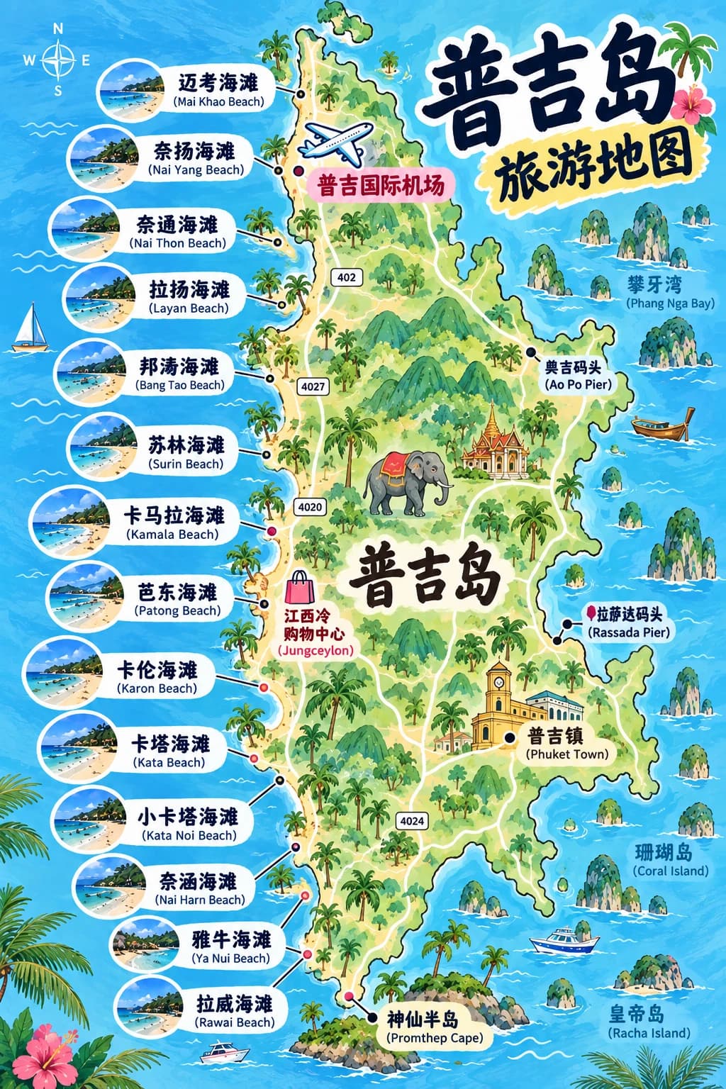 去了普吉八次！告诉你住卡塔、芭东还是卡伦封面图
