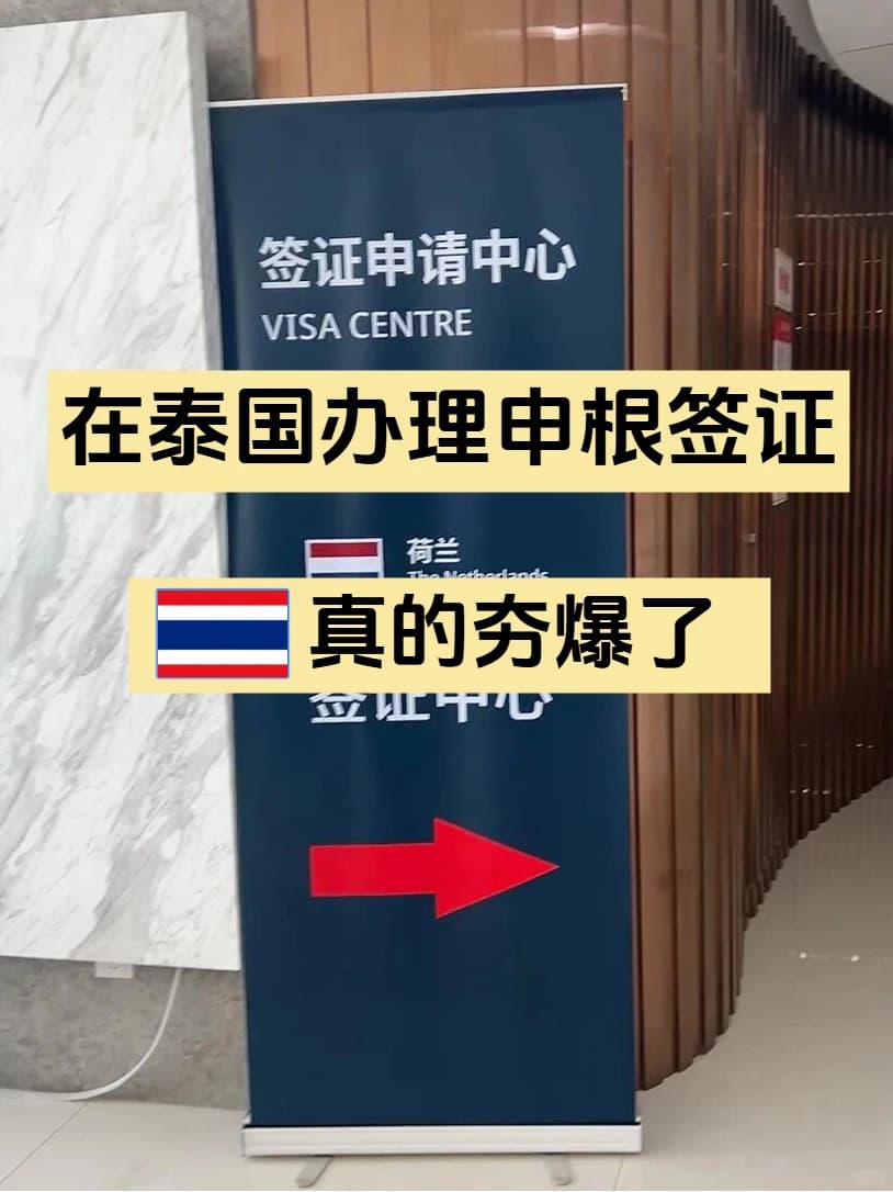 🇹🇭在泰国办理申根签证真的夯爆了封面图