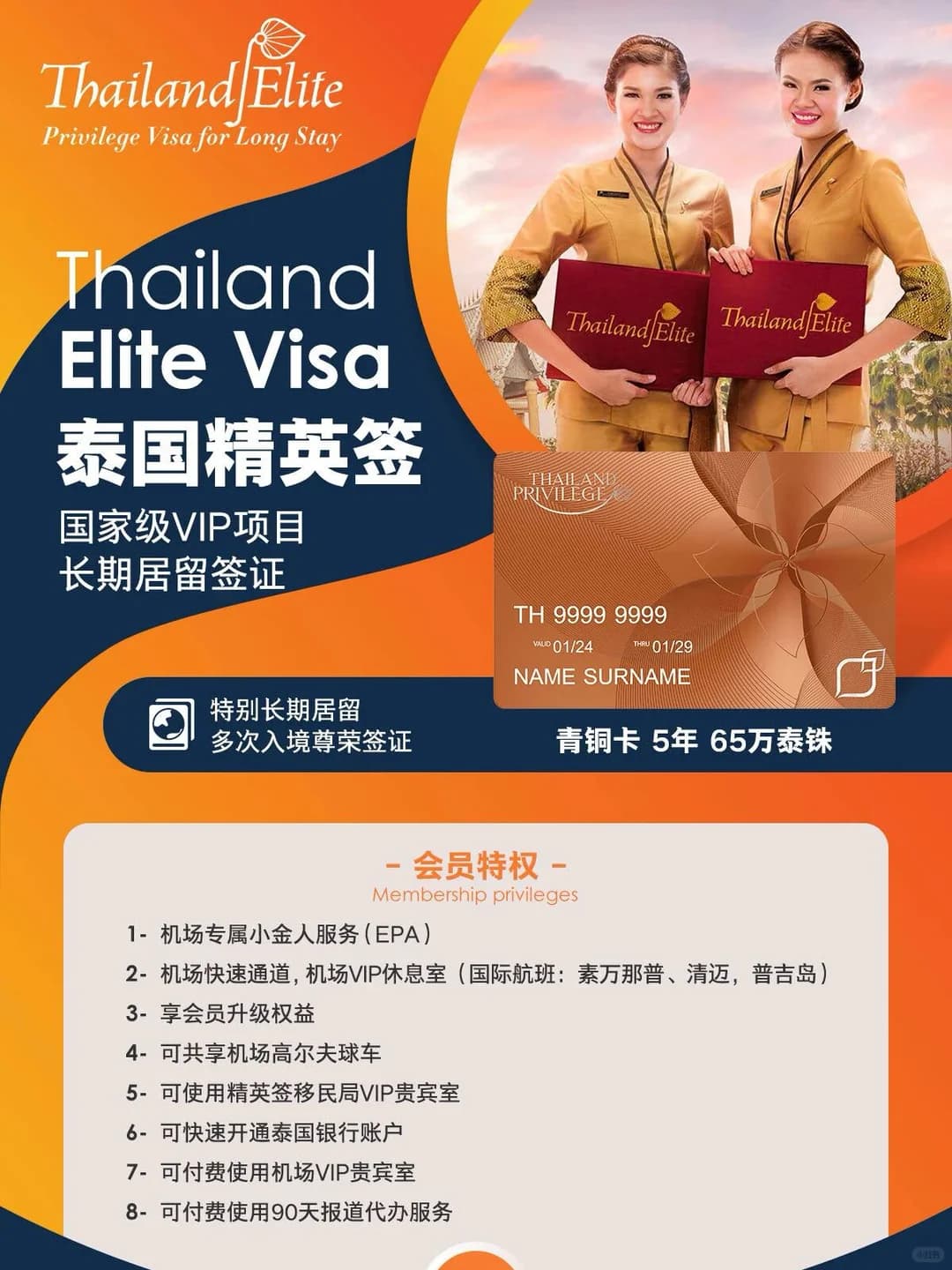 ✨泰国精英签｜泰国的VIP长居通行证封面图
