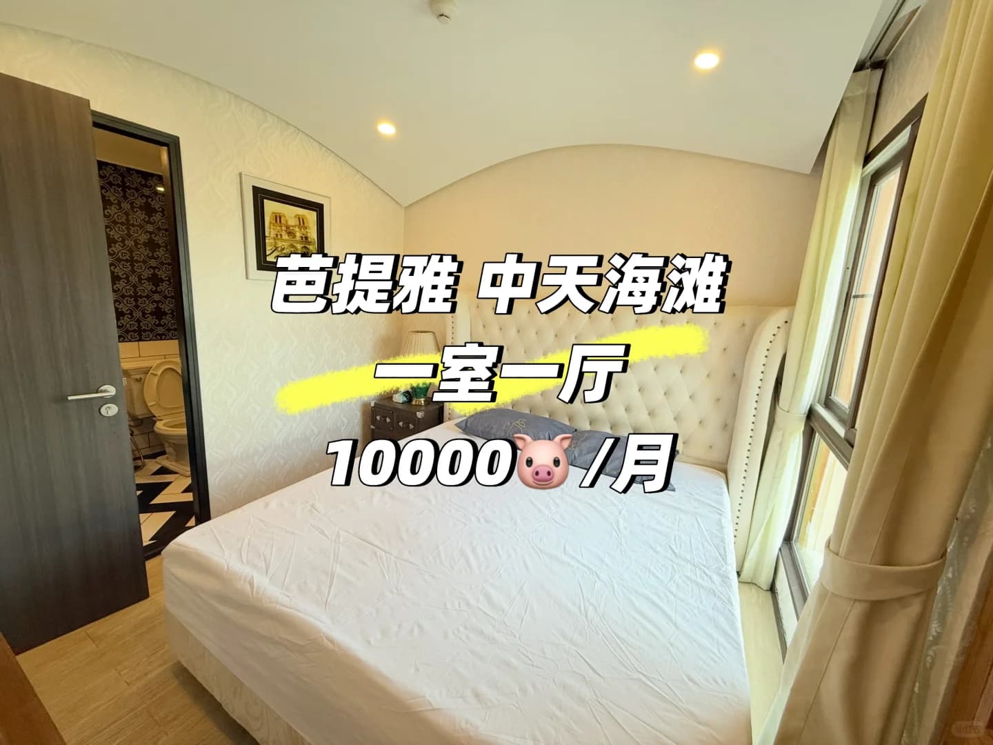 来自芭提雅威尼斯人房东直租 一室一厅封面图
