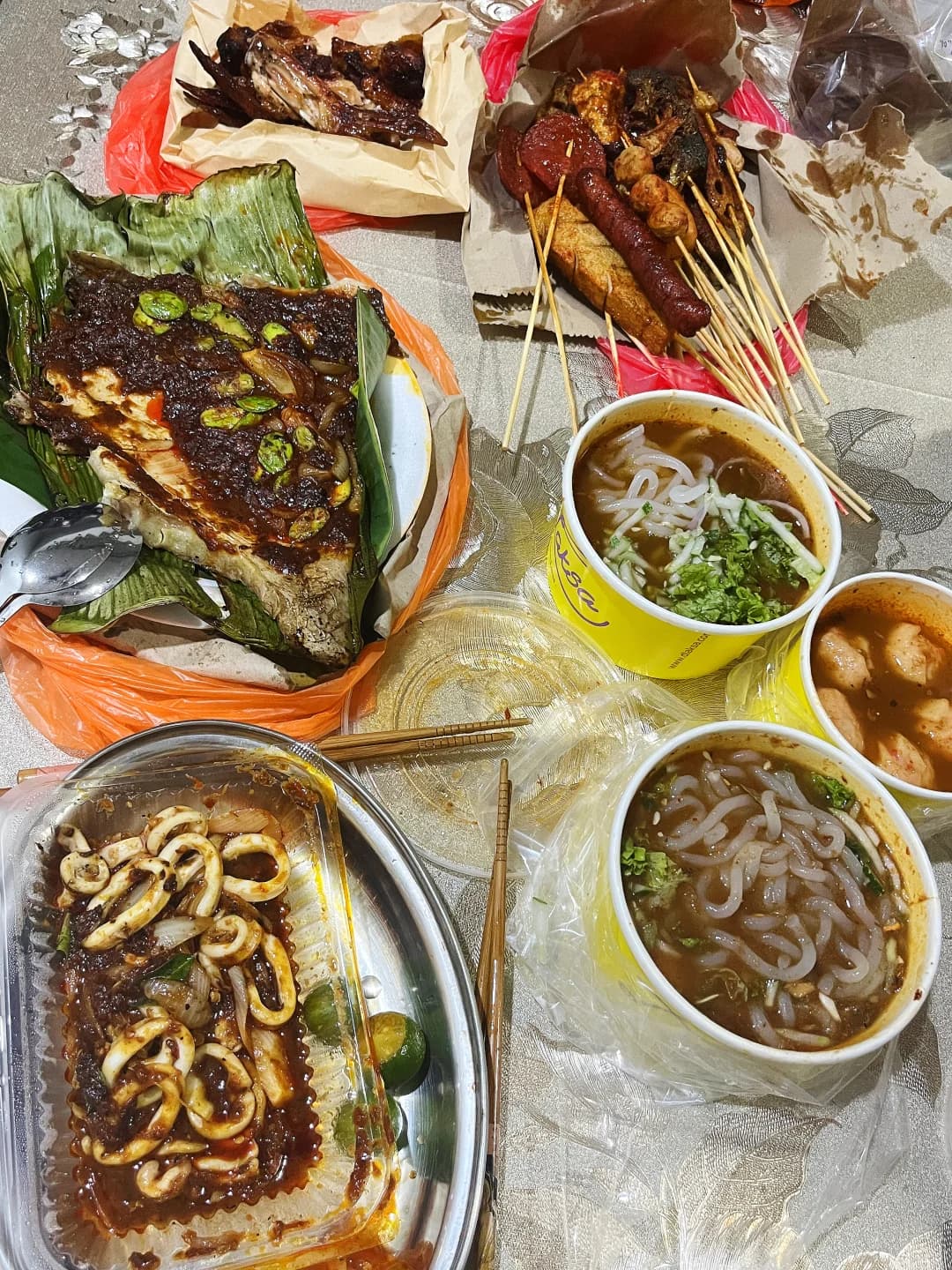 🇲🇾新山 夜市这家叁岜烤鱼也太香了吧！封面图