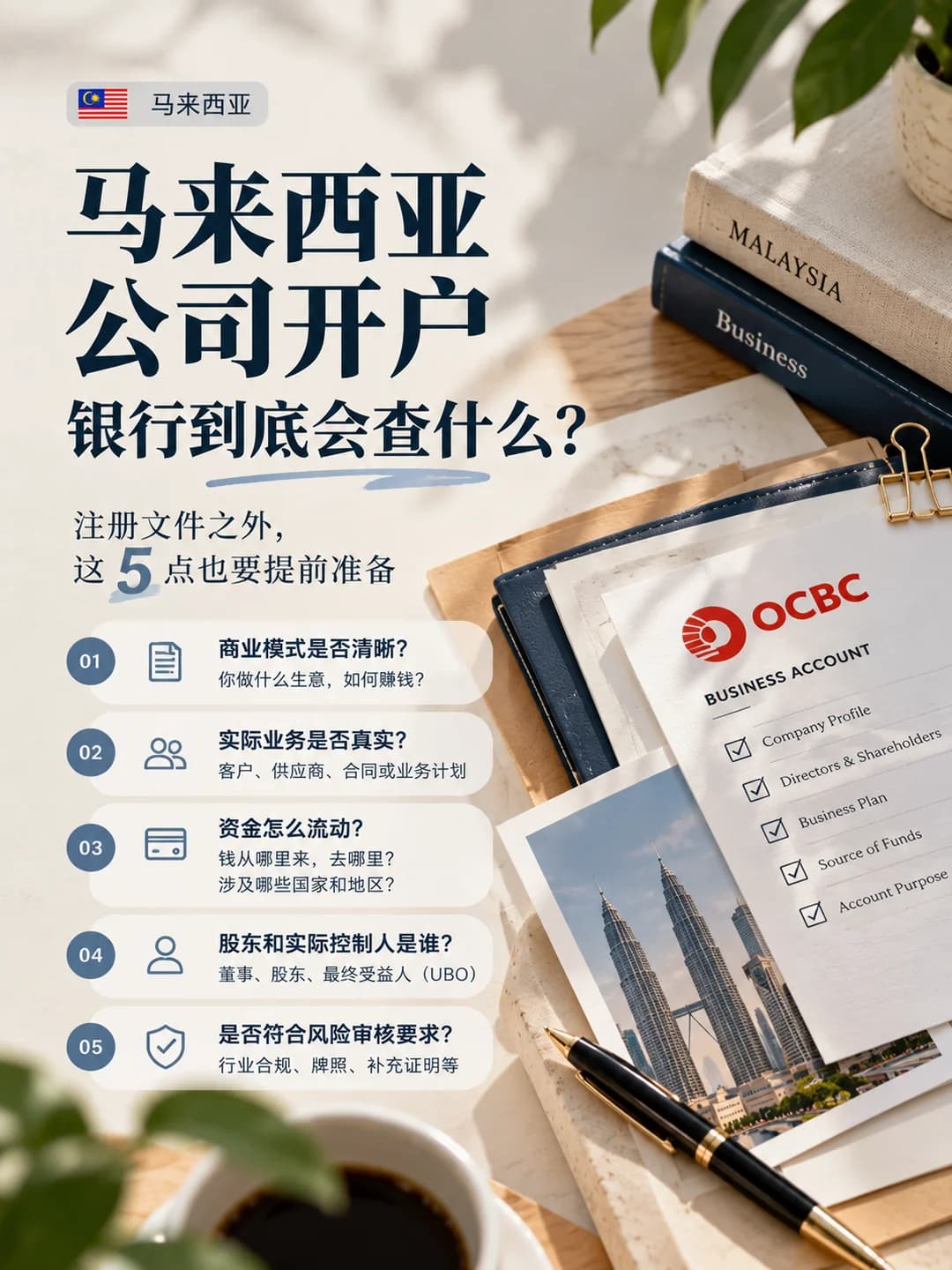马来西亚公司开户，银行到底会查什么？封面图