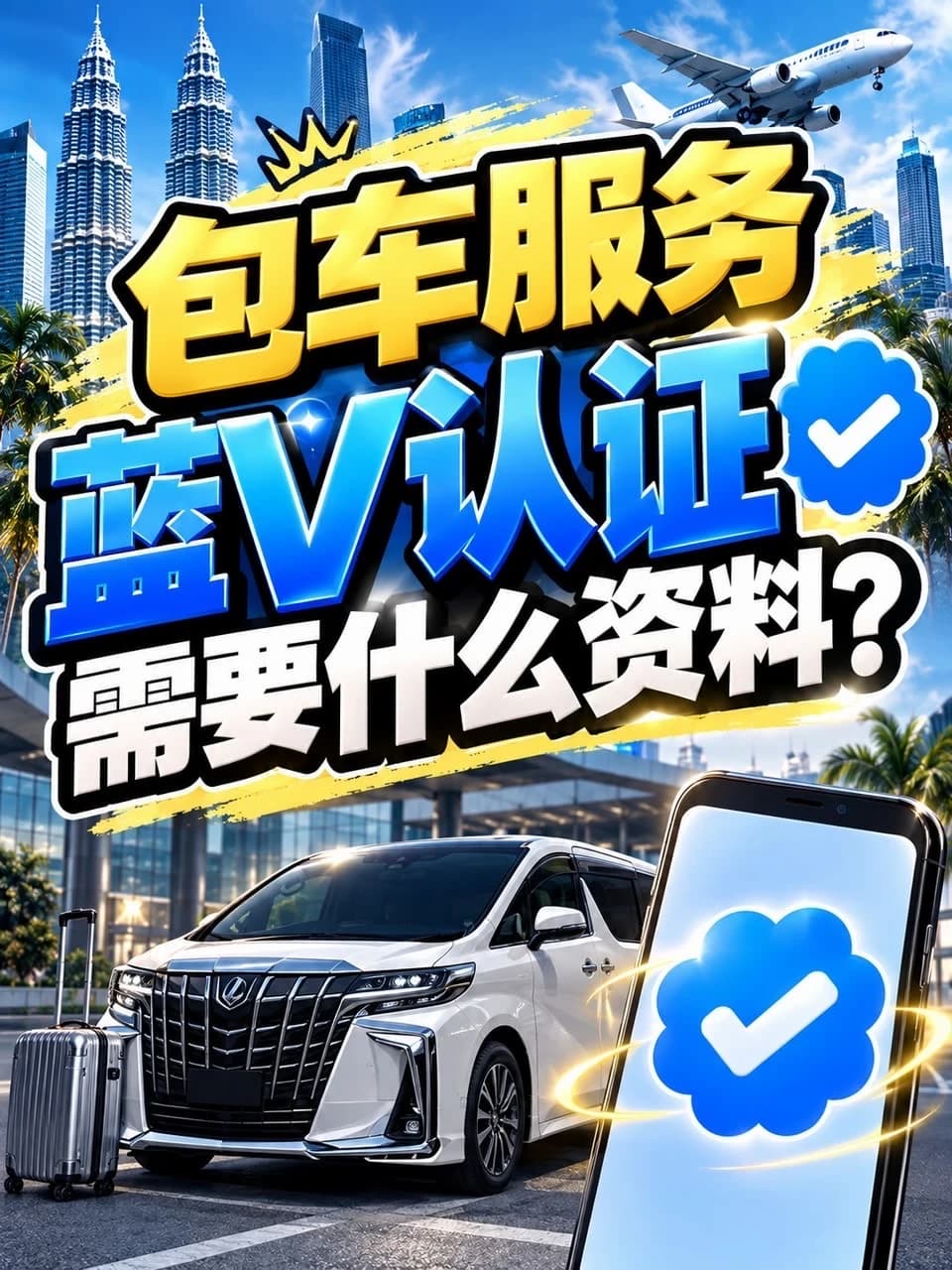 包车账号想做蓝V先准备这4样📋封面图