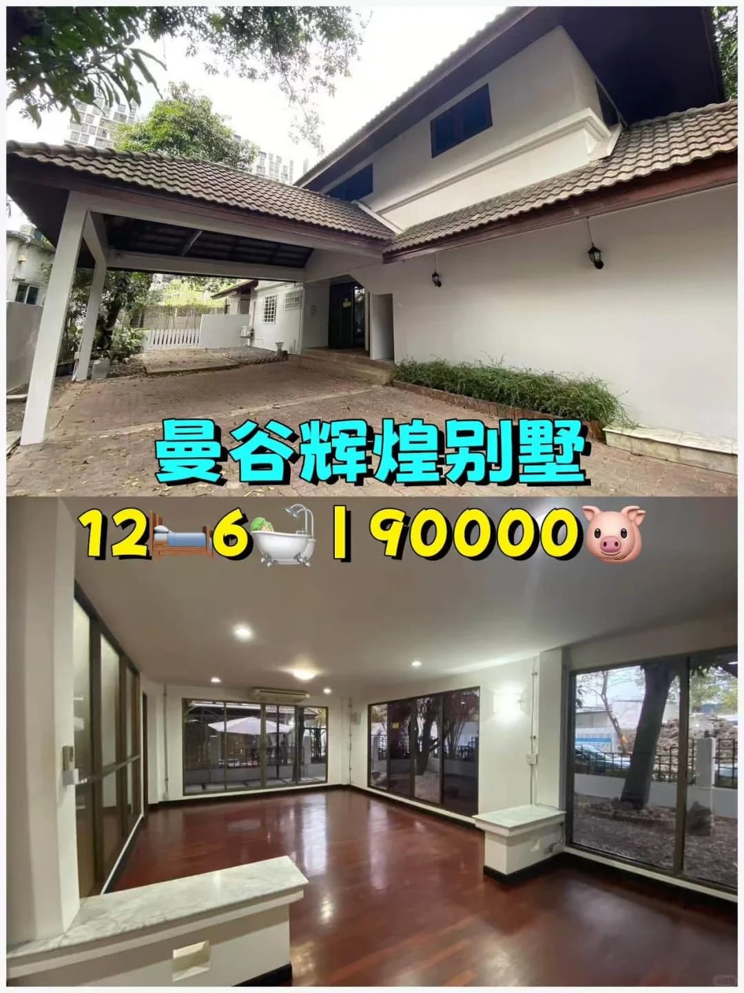 曼谷别墅｜辉煌12卧大面积居住办公都能安排封面图
