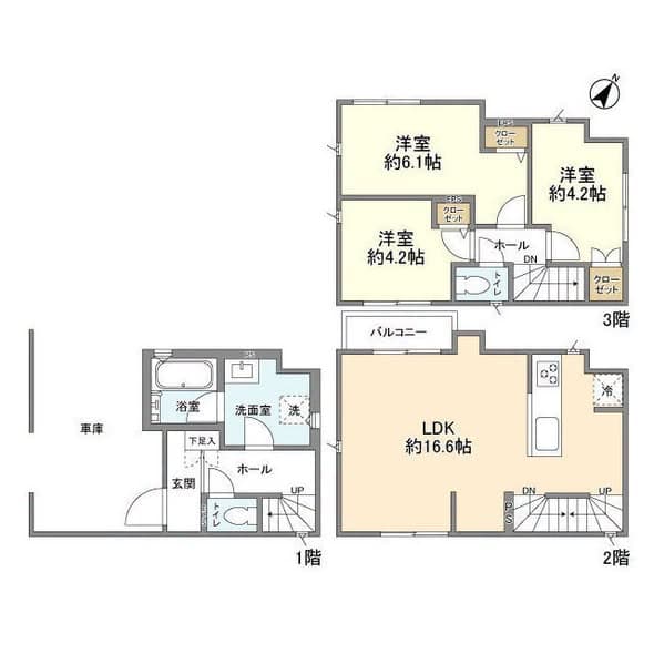 3LDK Apartment for Rent in Wako,封面图