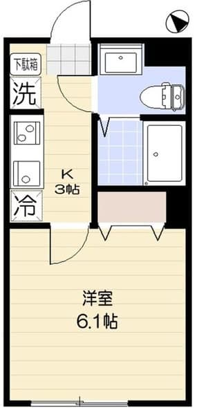 埼玉市浦和区北浦和1K公寓出租，2025年6月建成，近北浦和站步行3分钟封面图