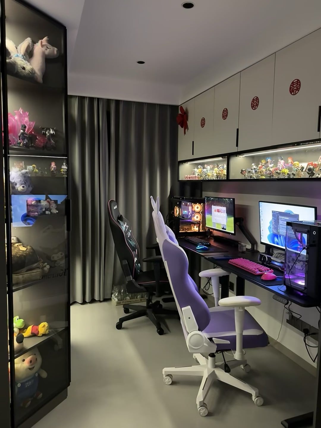 新家落地！紫色电竞椅终于有了主场 🐰💻