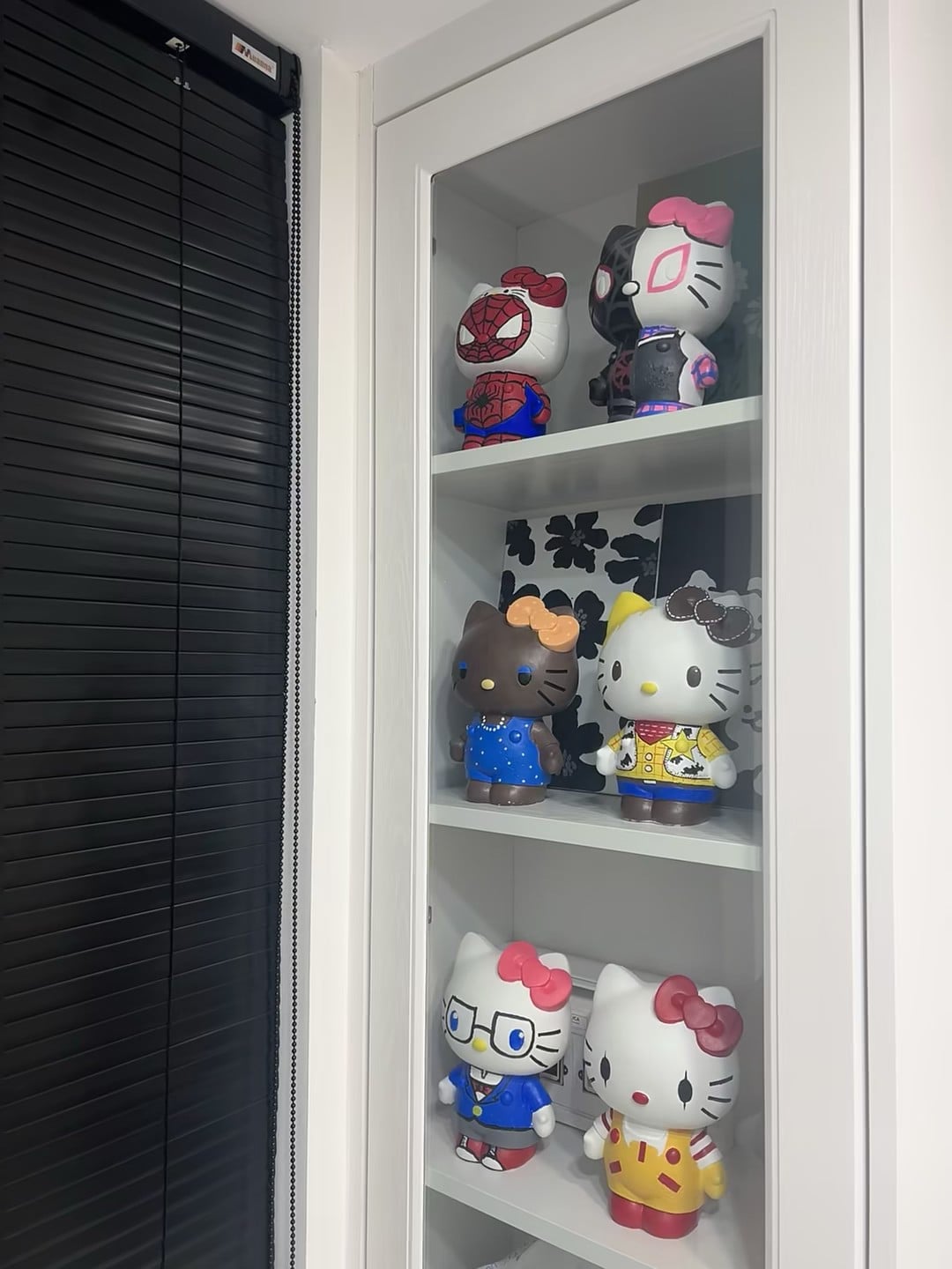 新家柜子终于塞满Hello Kitty了…谁懂啊！