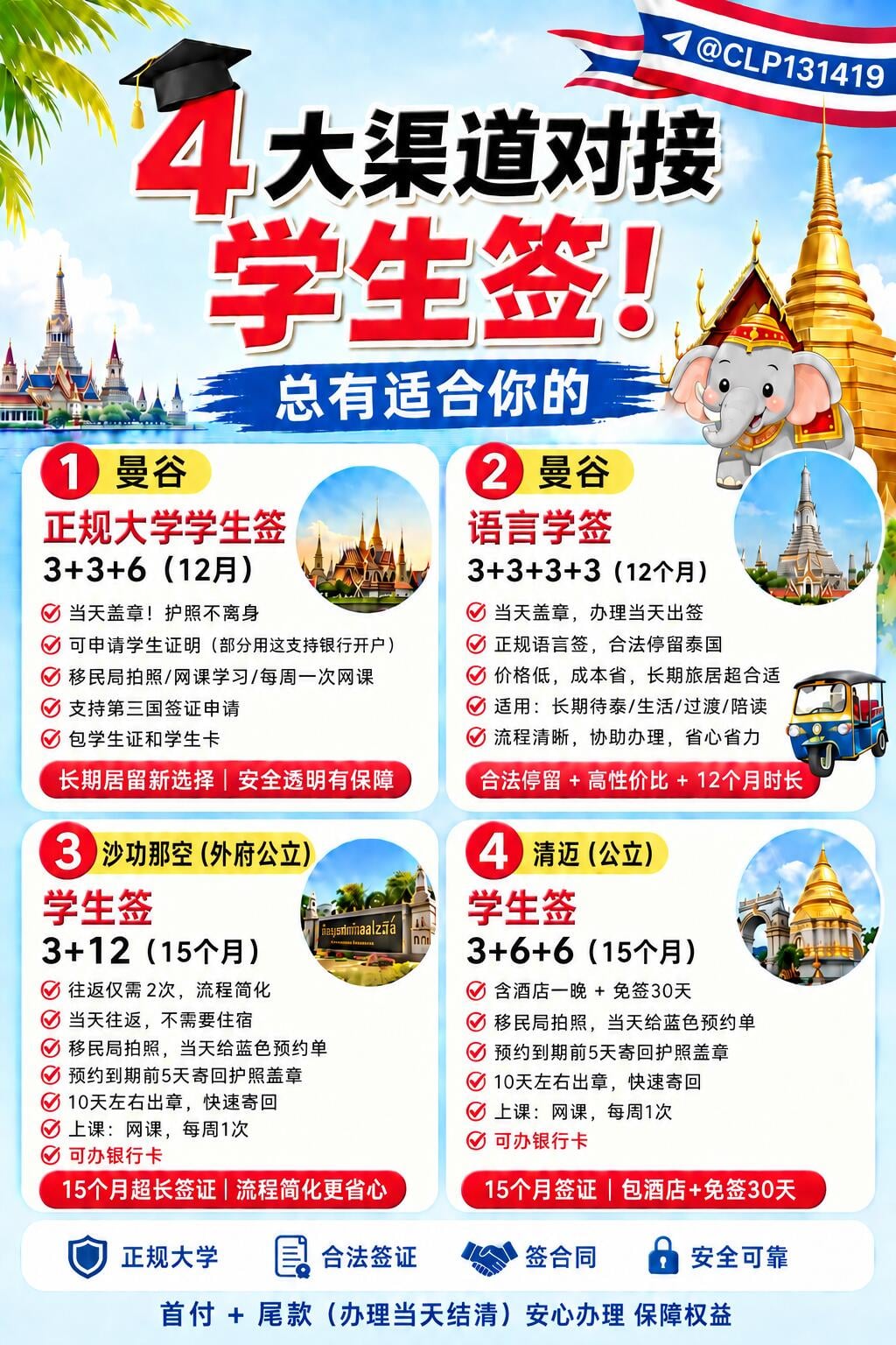 想在泰国长期生活？学生签4种方案