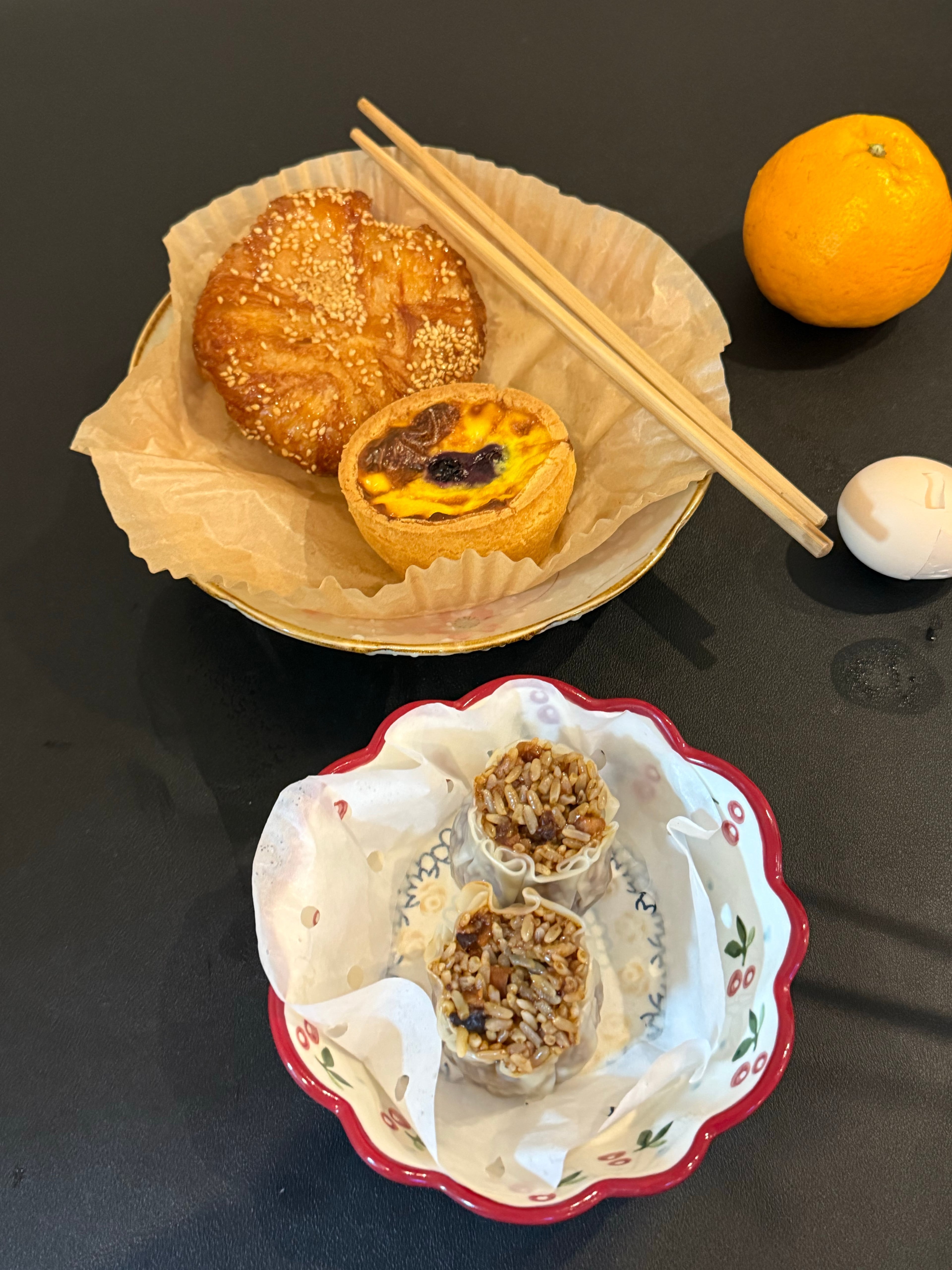 中西混搭的早餐局，碳水直接拉满