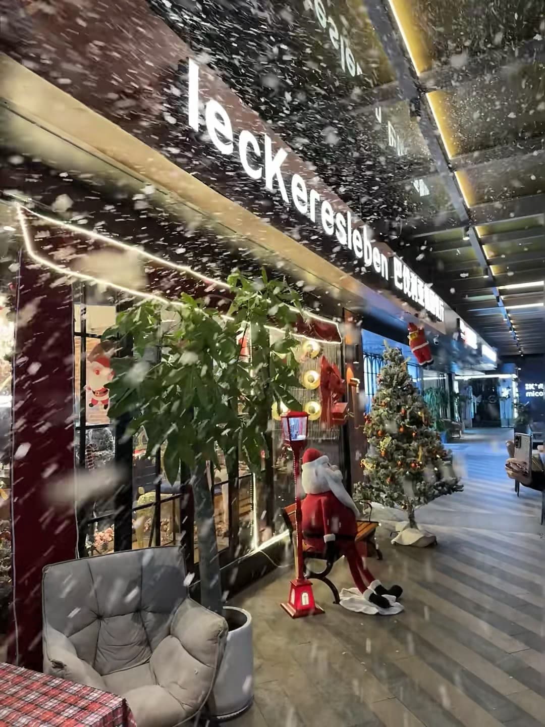 雪天路过Lecker esleben,圣诞老人坐歪了?❄️封面图
