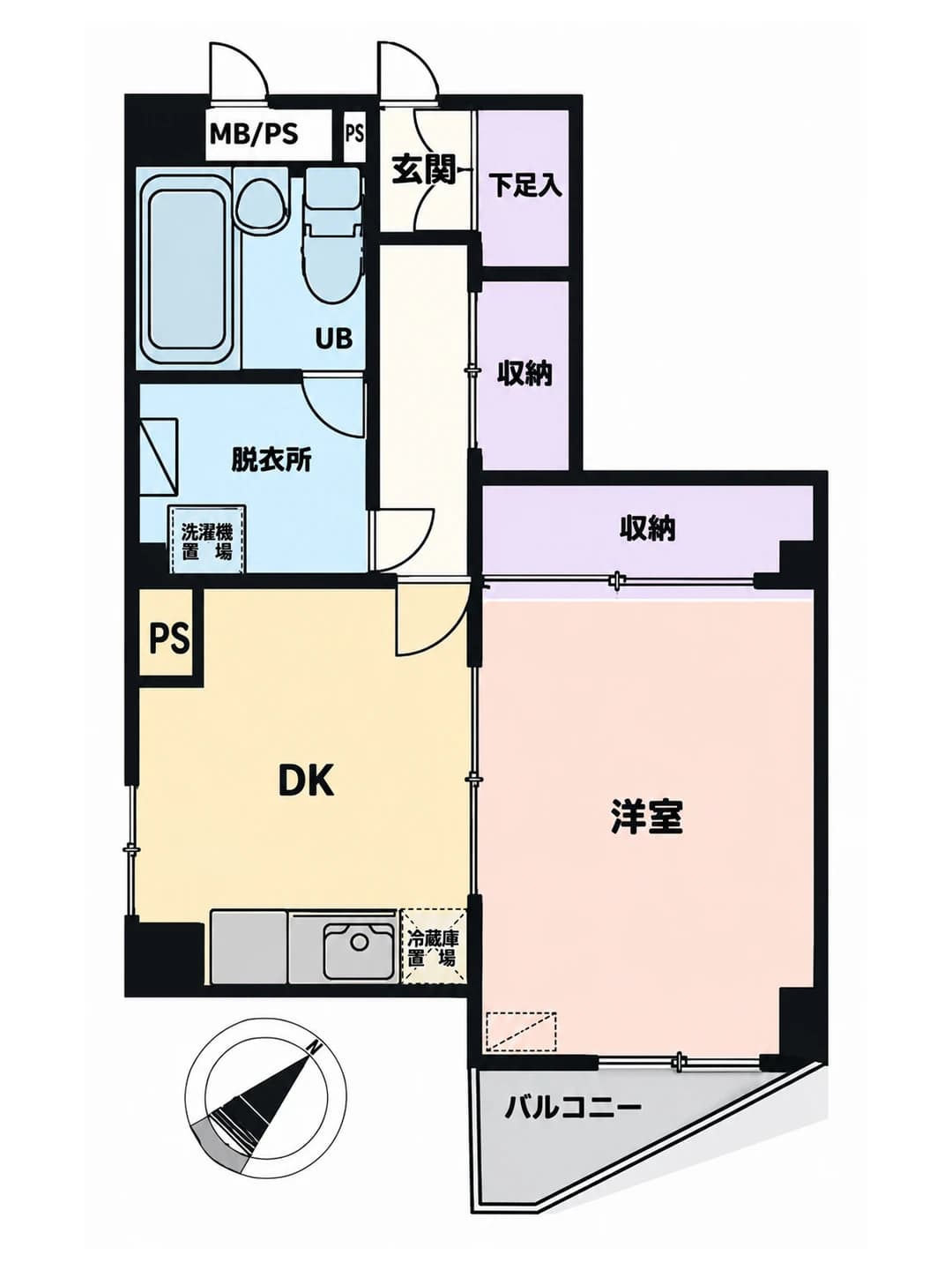 东京租房|新小岩4分钟,37㎡的1DK有点能装封面图