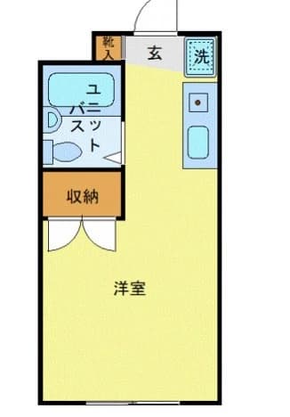 直达池袋19分16.8㎡6.6万带家具可海审封面图