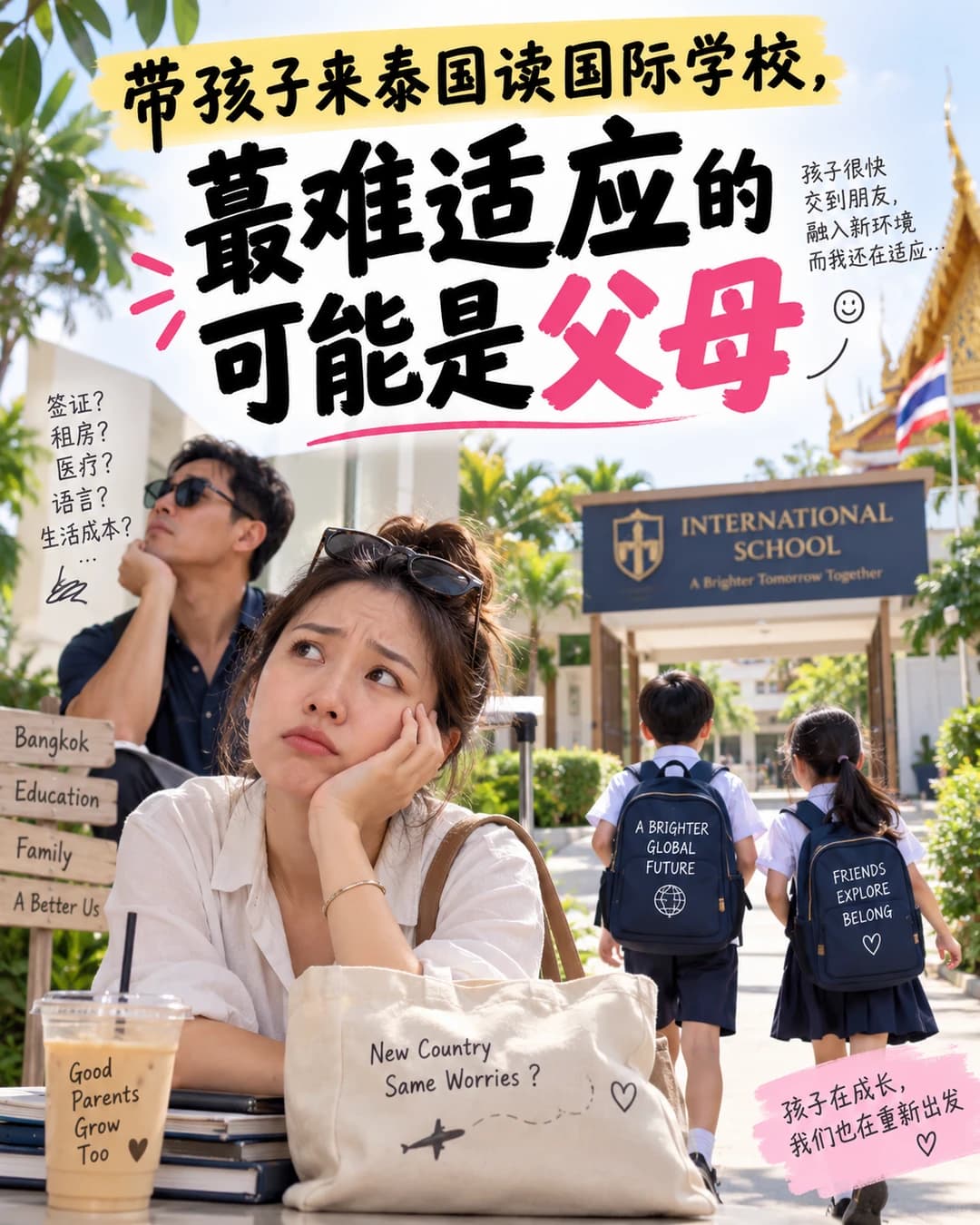 *带娃来泰国读国际学校最难适应的竟是父母封面图