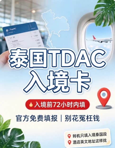 泰国入境卡别乱填!封面图