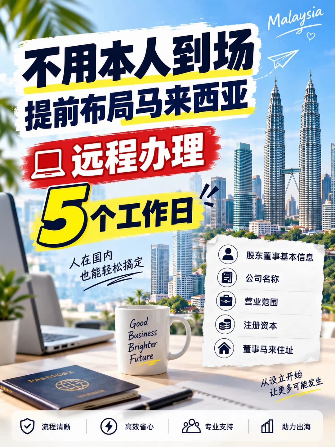 人在国内,也能注册马来西亚公司|最快5天封面图