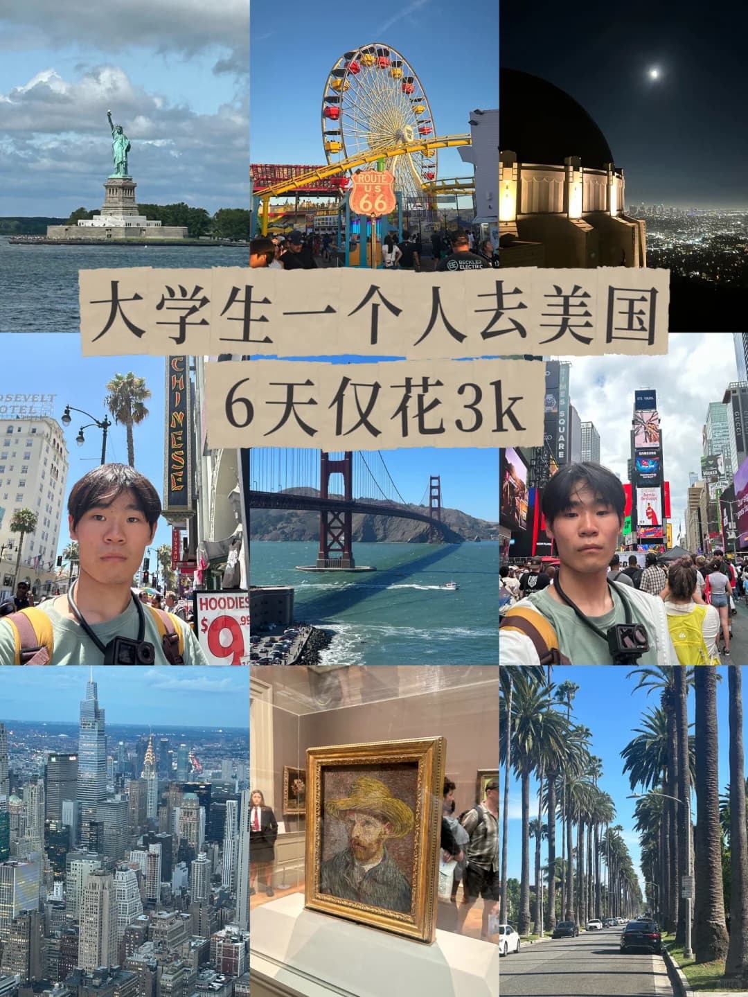 6天3k,当我用去东南亚的预算去美国封面图