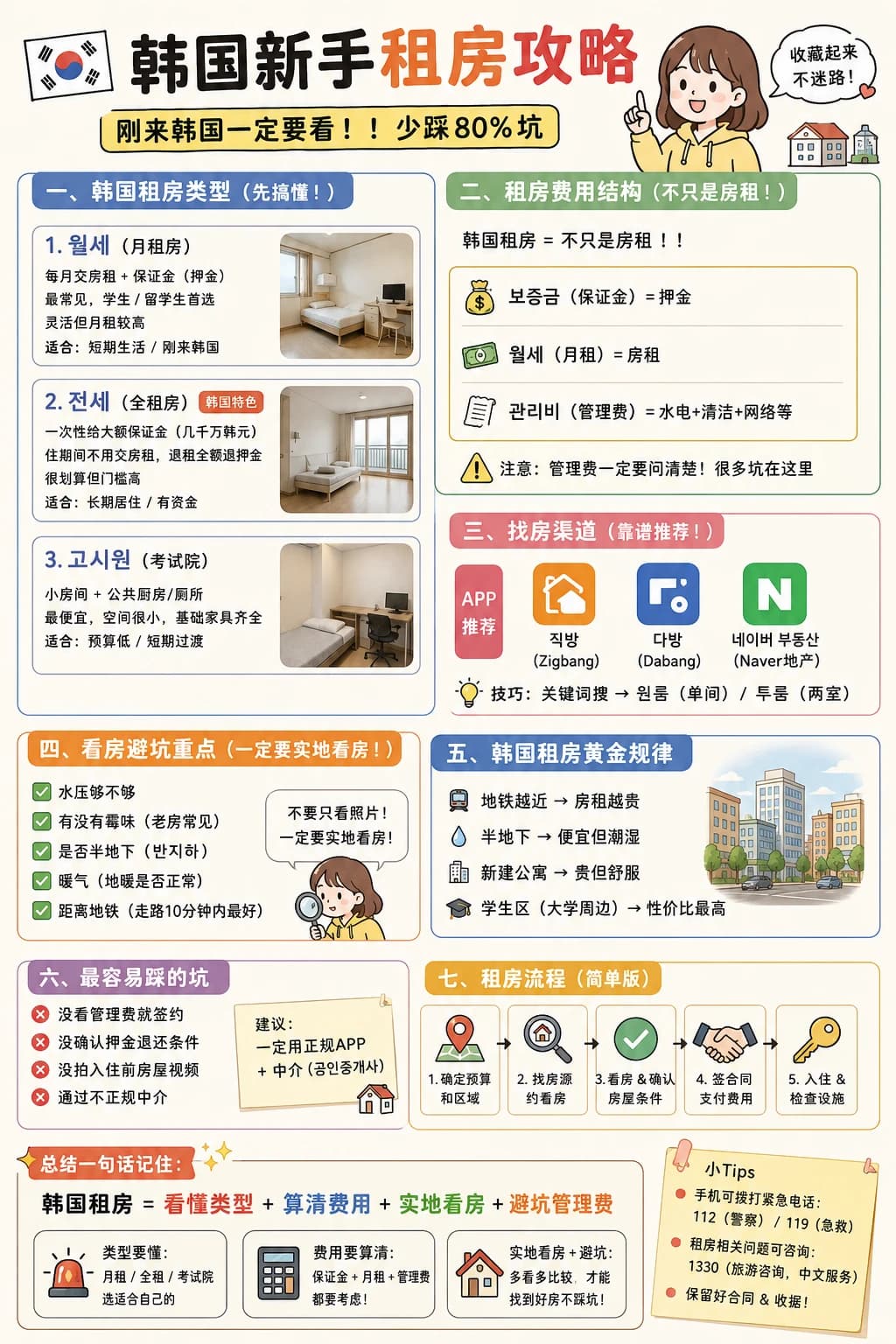 🇰🇷韩国新手租房攻略|刚来韩国一定要看‼️(封面图