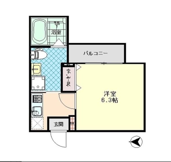 川口市东川口站步行10分钟现代1K公寓,2025年12月竣工,免押金钥匙费封面图